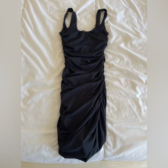 Black Ruched Mini Dress by Oh Polly🖤 - Picture 7 of 7